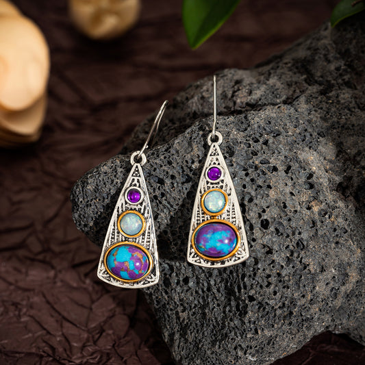 Bohemian Opal Earrings
