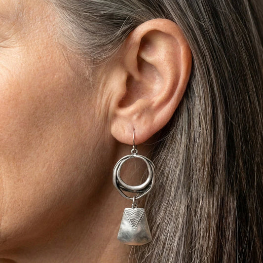Bohemian Silver Geometric