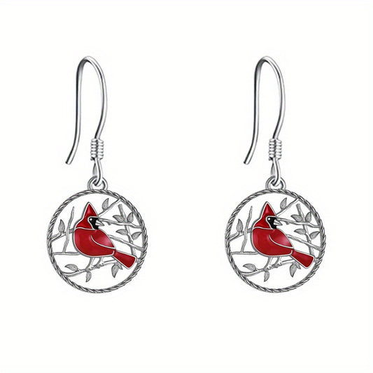 Cardinal Drop Earrings