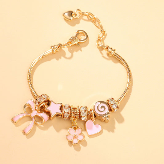 Charm Gold Bracelet