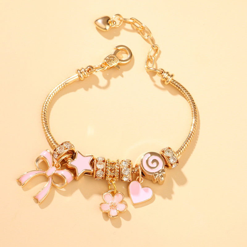 Charm Gold Bracelet