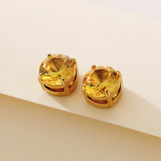 Classic Citrine Earrings