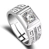 Classic Crystal Men'S Ring