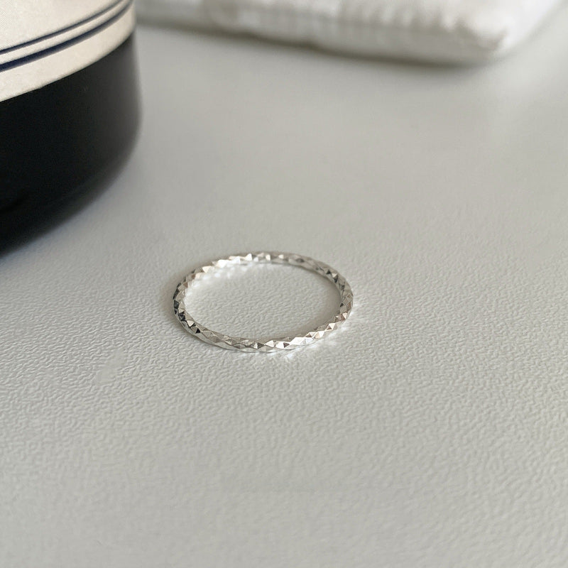 Classic Diamond Cut Ring