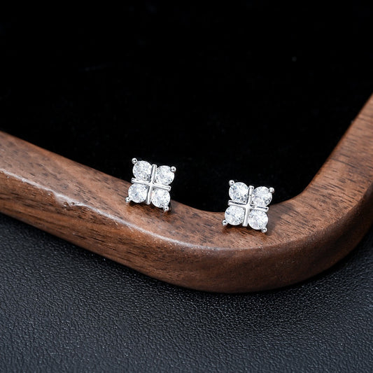Classic Diamond Earrings