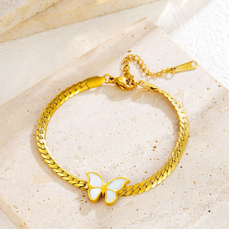 Classic Gold Butterfly Bracelet