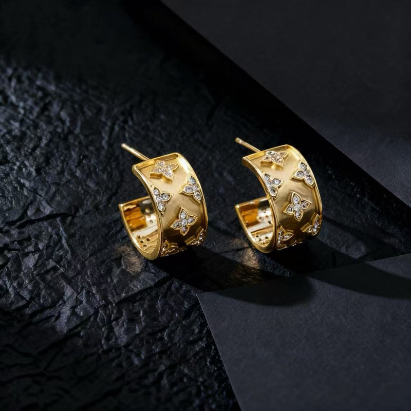 Classic Gold Butterfly Earrings