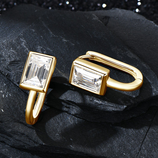 Classic Gold Crystal Earrings