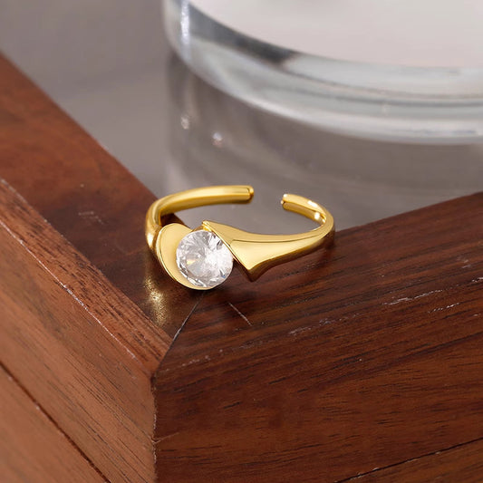 Classic Gold Cuff Ring