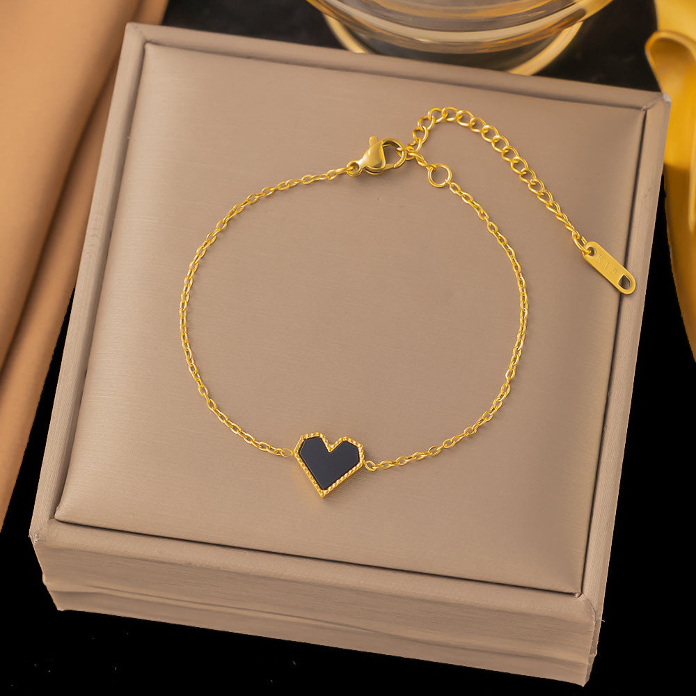 Classic Gold Heart Bracelet