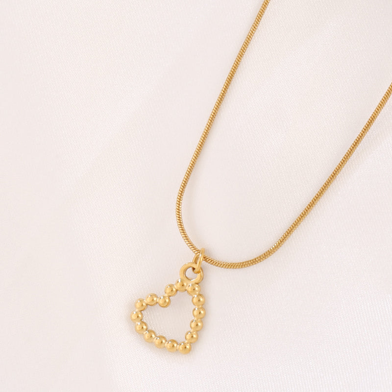 Classic Gold Heart Necklace
