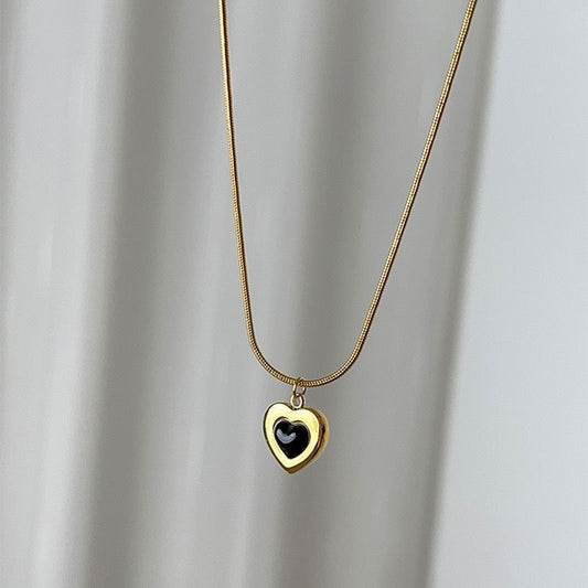 Classic Gold Heart Necklace