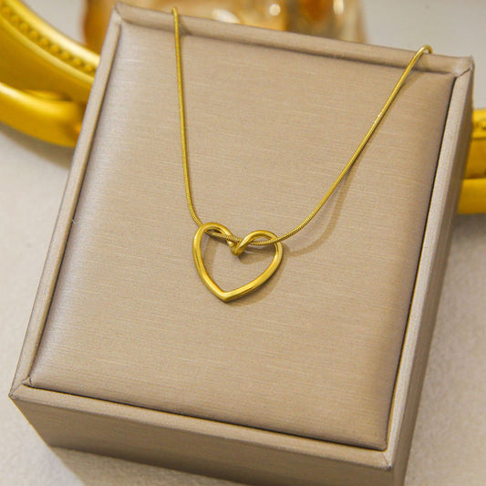 Classic Gold Heart Necklace