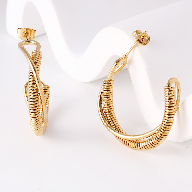 Classic Gold Hoop Earrings
