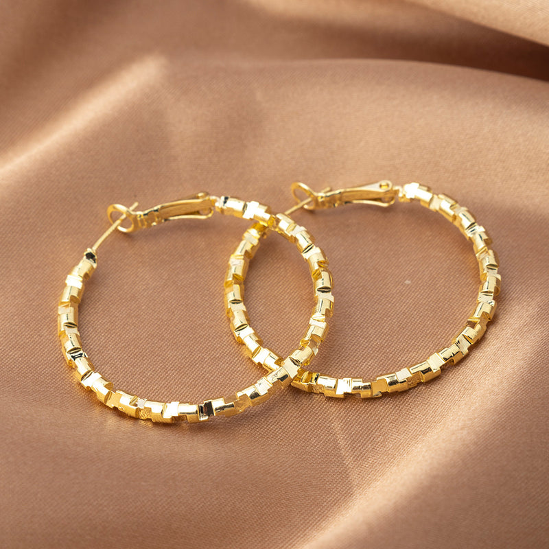Classic Gold Hoop Earrings