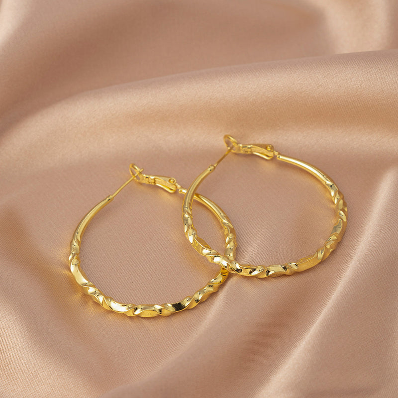 Classic Gold Hoop Earrings