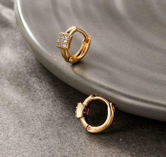 Classic Gold Huggie Earrings