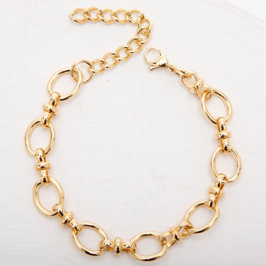 Classic Gold Link Bracelet