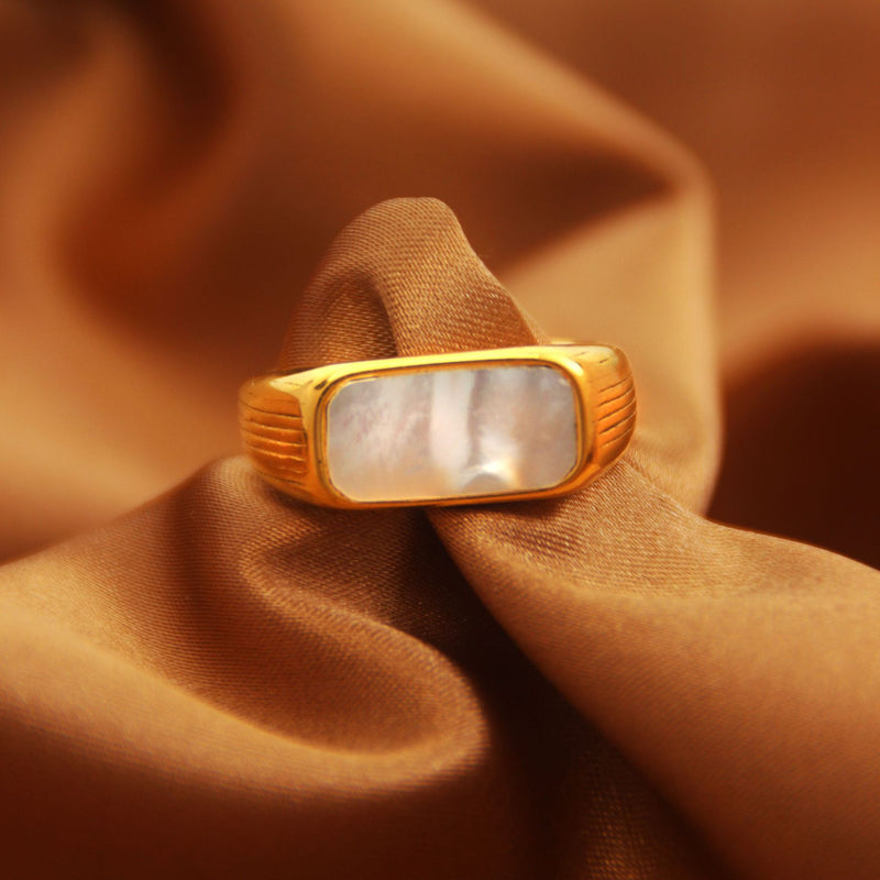 Classic Mother Of Pearl Ring