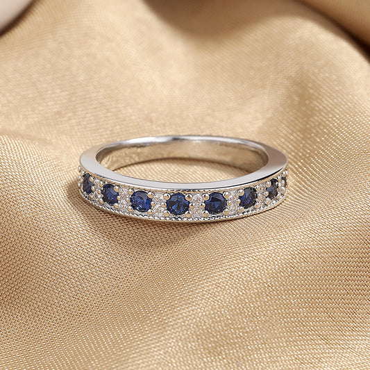 Classic Sapphire Diamond Ring