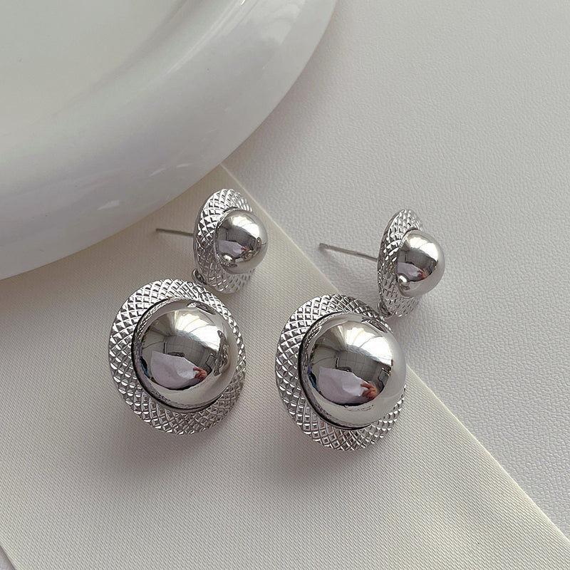 Classic Silver Ball Earrings