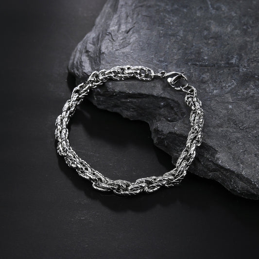 Classic Silver Chain Bracelet