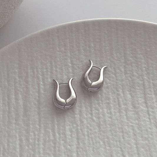 Classic Silver Hoop Earrings