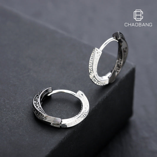 Classic Silver Hoop Earrings