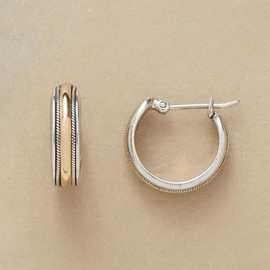 Classic Silver Hoop Earrings