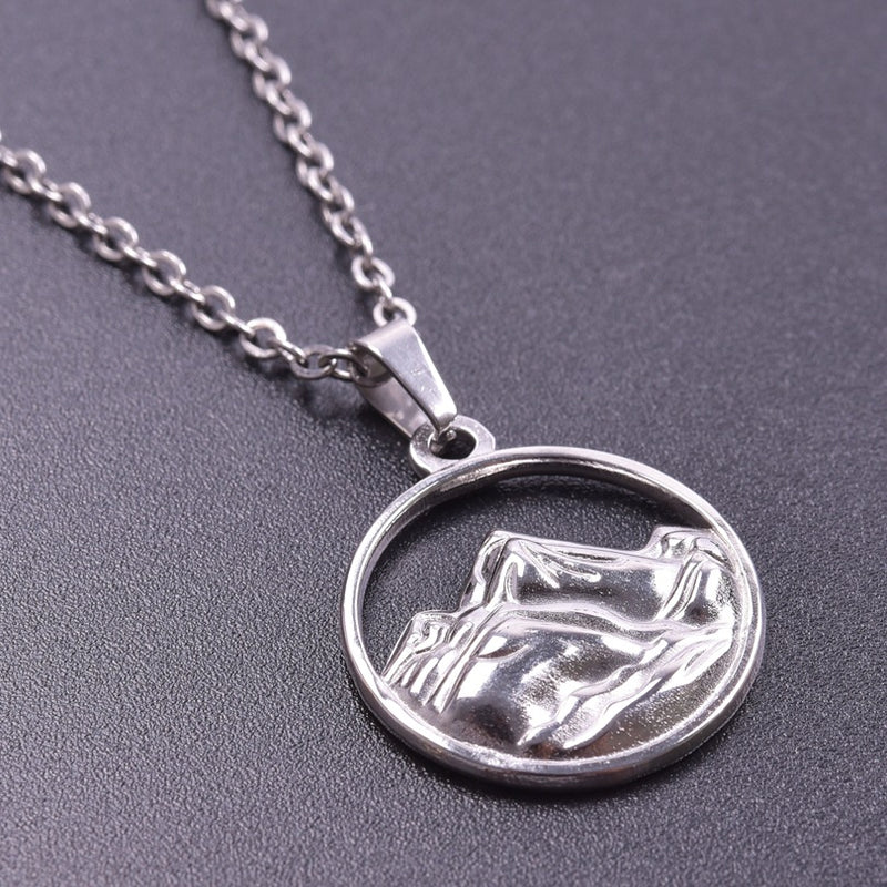 Classic Silver Pendant Necklace