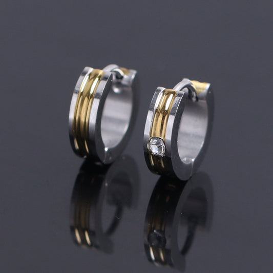 Classic Two Tone Earrings