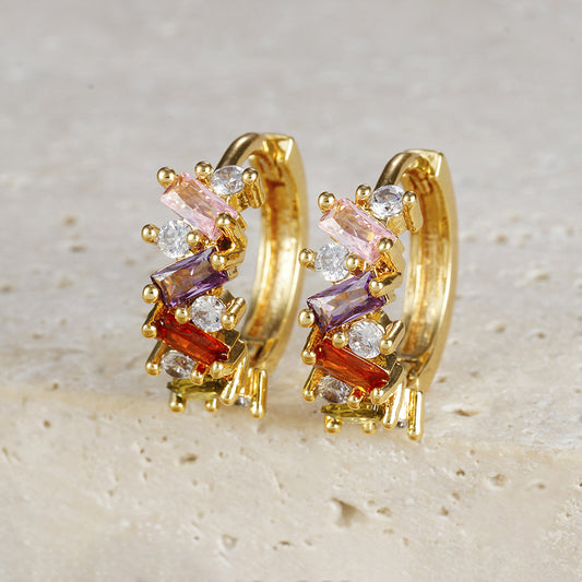 Colorful Crystal Earrings
