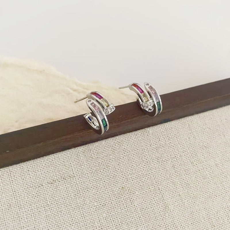 Colorful Crystal Earrings