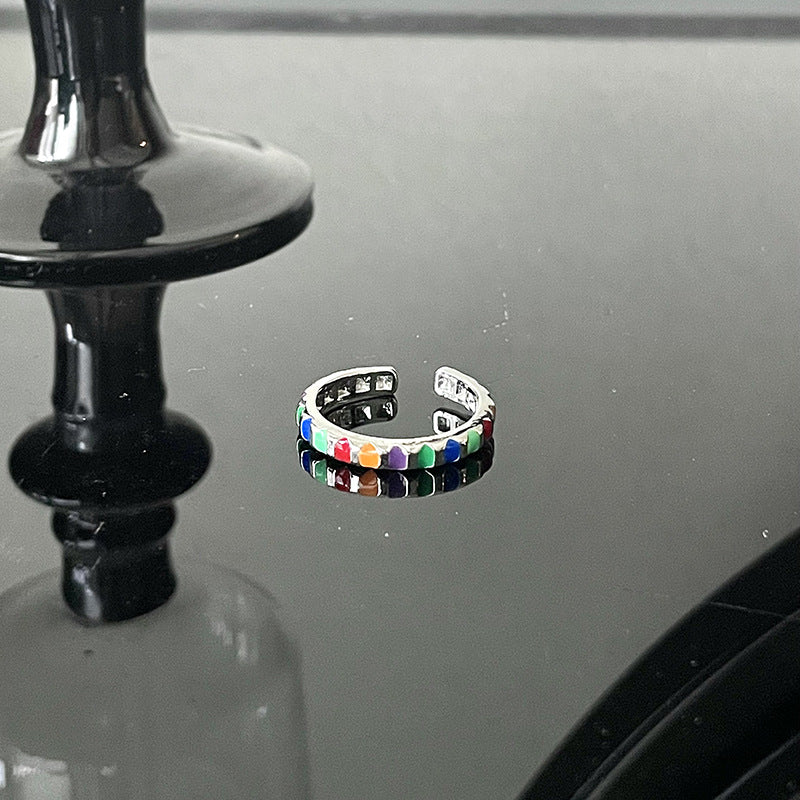 Colorful Enamel Ring