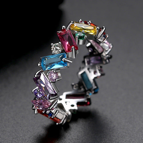 Colorful Gemstone Ring