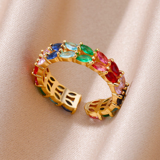Colorful Rainbow Ring