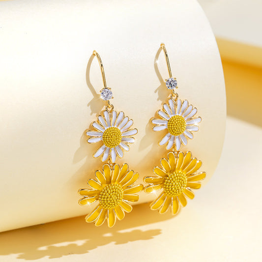 Daisy Drop Earrings