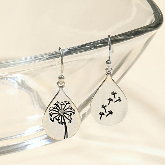 Delicate Dandelion Earrings