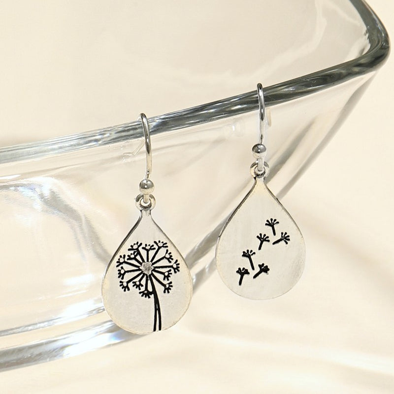 Delicate Dandelion Earrings