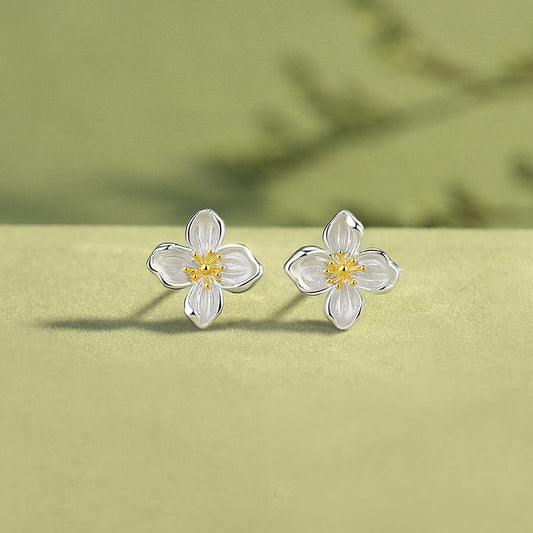 Delicate Flower Earrings