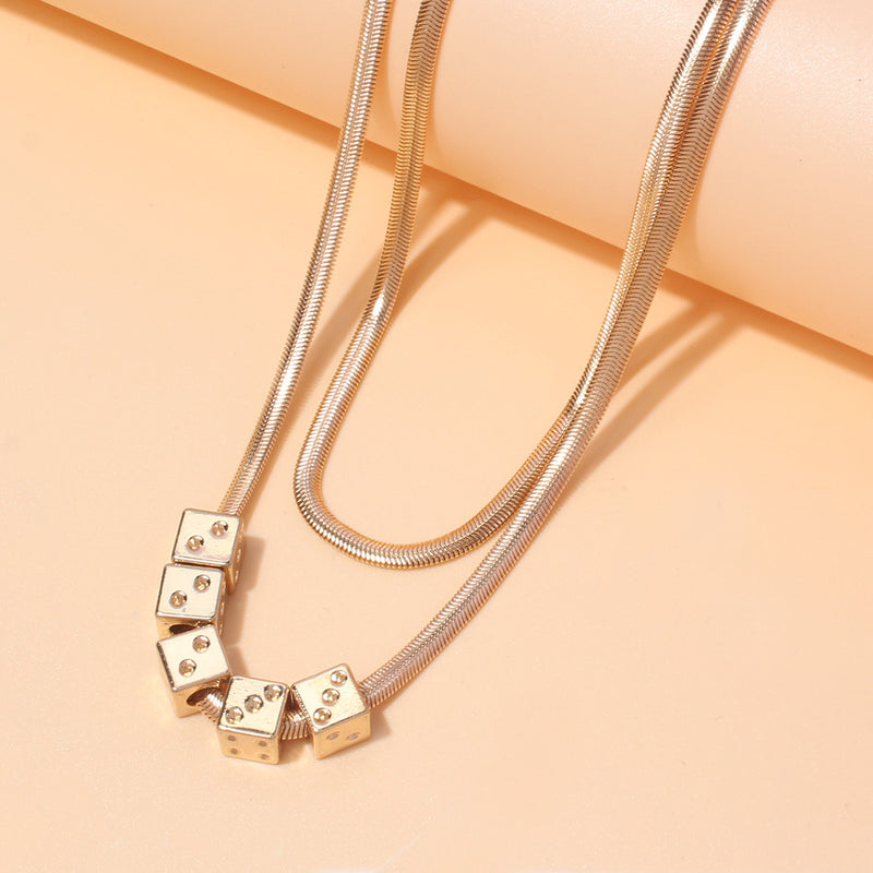 Dice Charm Necklace