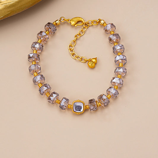 Elegant Amethyst Bracelet