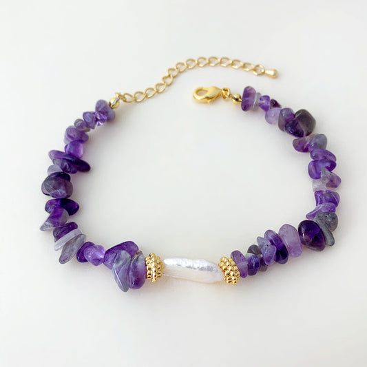 Elegant Amethyst Bracelet
