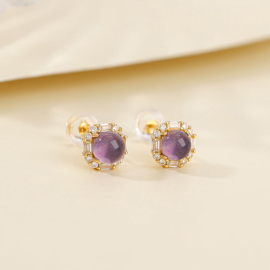 Elegant Amethyst Earrings