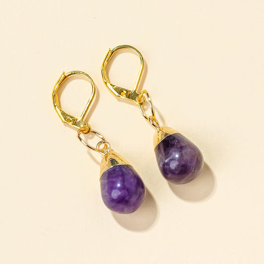 Elegant Amethyst Earrings