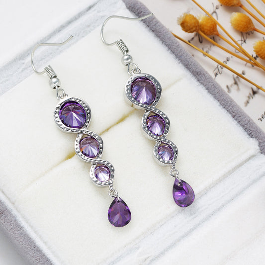 Elegant Amethyst Earrings