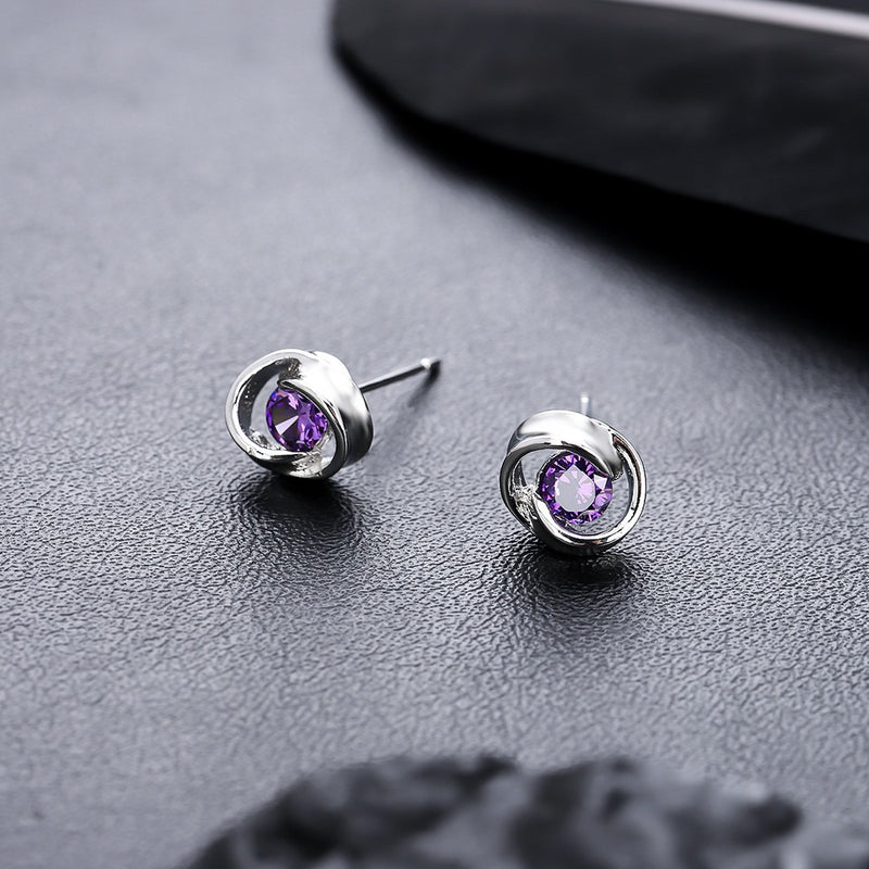 Elegant Amethyst Earrings