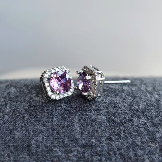 Elegant Amethyst Earrings