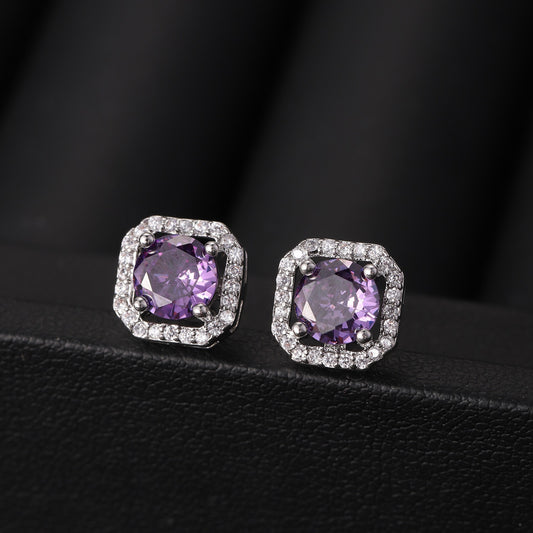 Elegant Amethyst Earrings