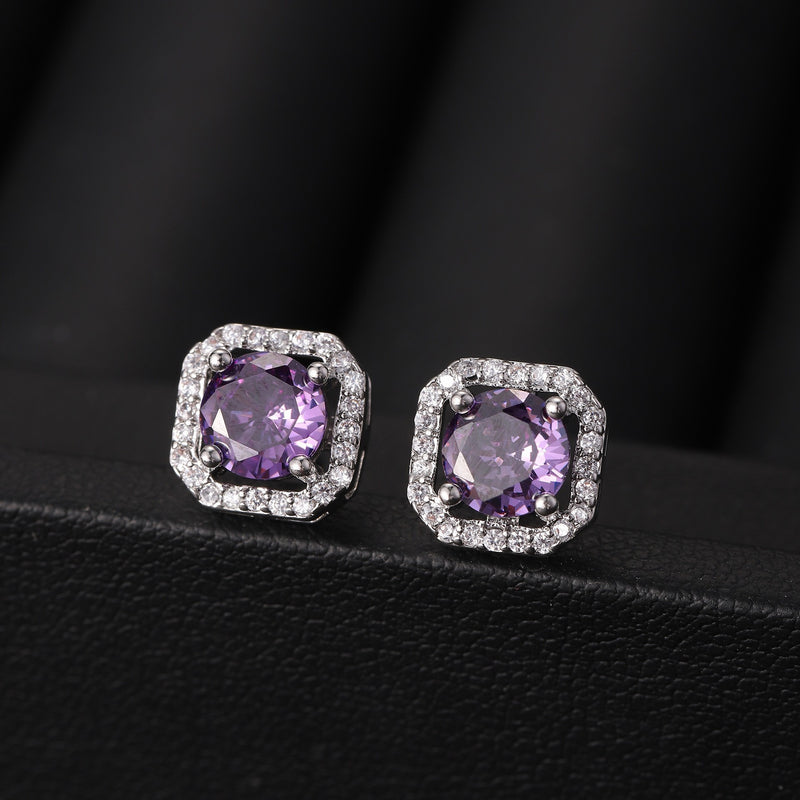 Elegant Amethyst Earrings